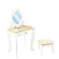 Туалетный столик Lisa Doll, с зеркалом и стулом + аксессуары