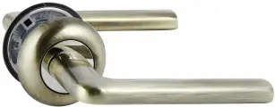 Дверные ручки Edson 21-Z01 без запирания алюминий никелированное покрытие цвет бронза