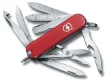 Нож-брелок VICTORINOX Mini Champ, 58 мм, 17 функций, красный, 0.6385