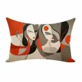 Подушка декоративная Маски Пикассо 30х50 велюр