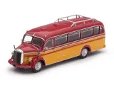 Модель коллекционная ATLAS Mercedes-benz O3500 1949 красный с оранжевым