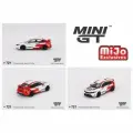 Машинка MINI GT 1/64 Honda Civic Type R #2 2023 Pace Car White Blister Packaging