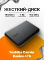 4 ТБ Внешний HDD Toshiba Canvio Basics, 5400 rpm, USB 3.2 Gen 1 Type-A