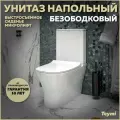 Унитаз напольный безободковый с быстросъемным сиденьем микролифт Teymi Ellie T40801