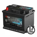 Аккумулятор RDRIVE PATRIOT AGM 60L (12В 60Ач 660А 242х175х190мм) прям. пол.