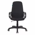 Кресло руководителя Бюрократ CH-808AXSN, черное, ткань, пластик, до 120 кг