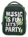 Рюкзак Schoolformat ERGONOMIC 3А4 MUSIC 17 л черн. 38х28х16 см жестк. каркас 3 отд. молния д/мальчиков РЮКЖК3А4-МЗИ (227886)