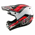 Мотошлем подростковый Troy Lee Designs SE4 Polyacrylite W/MIPS Block Charcoal/Red YM (112582013-YM)