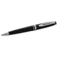 Ручка шариковая Waterman Expert Black PT синяя, 1,0мм, подарочная упаковка
