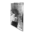 Решетка вентиляционная 600х1500мм с наружними жалюзями из нержавеющей стали