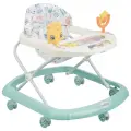 Ходунки детские музыкальные Indigo Солнышко со съемной игровой панелью, 7 колес, бирюзовый