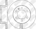 NIBK RN1636 Диск торм. задн. вент.