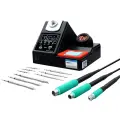 Умная паяльная станция AIFEN A5PRO 120 Вт с ручкой T245, 3 сменные нагревательные жилы, чип контроля температуры, режим сна, быстрый нагрев, совместимость с JBC, для ремонта телефонов и микросхем