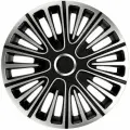 Колпак колеса R-16 декор мотион сильвер черный комплект