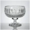 Хрустальная ваза салатник на ножке для подачи и сервировки стола, высота 17 см диаметр 18 см. Неман 900/50, 9313/2