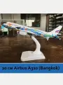 Металлическая модель самолета A320 Bangkok