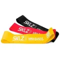 Эластичные ленты SKLZ MINI BANDS Набор эспандеров из 3 штук с разным уровнем сопротивления Фитнес резинки