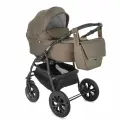 Коляска 2 в 1 Alis BERTA be 11 св. коричневый, надувные колеса