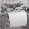 Настенный держатель для полотенец Bogacho Птичка Терра Ти Амо с длинным металлическим основанием и декоративными мраморными птицами