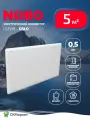 Конвектор электрический (обогреватель) Nobo Oslo NTL4S 05 мощность 500 Вт, для помещений 5-7 кв. м, Великобритания