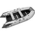 Лодка надувная ПВХ под мотор ROGER Hunter Keel 3200, лодка роджер с жестким дном (белый-графитовый комбинированный)