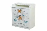 Комод ФЕЯ Жирафик 1580 0001041.9.16, белый