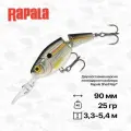 Воблер Rapala Jointed Shad Rap, 90 мм, 25 гр, 3,3-5,4 м, #SD