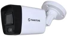 Видеокамера IP Tantos TSi-P2FP цилиндрическая с микрофоном, с двойной подсветкой