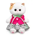 Мягкая игрушка Budi Basa подружка кота Басика-кошечка Ли-Ли Baby в юбке и малиновом жилете, 20 см