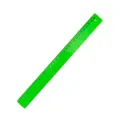 Линейка пластиковая 30 см BRAUBERG NEON, непрозрачная, ассорти, 210751, 210751