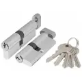 Цилиндровый механизм (AZ102/100) AZ1002Knob100 (45+10+45) CP хром
