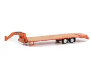 Модель коллекционная GREENLIGHT Trailer полуприцеп к пикапу gooseneck trailer 2023 orange (длина примерно 15 см)