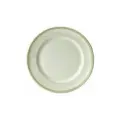 Тарелка Steelite Антуанетт мелкая 270х270х25мм, фарфор, белый-оливковый