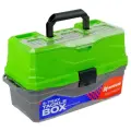 Ящик рыболовный Nisus Tackle Box трехполочный зеленый (для снастей)