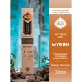 Благовония MYRRH NATURAL LINE от Sagrada Madre из Аргентины. 8 натуральных толстых ароматических палочек премиум класса. Для дома, йоги, ароматерапии и медитации. Ритуалов и практик