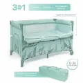 Манеж-кровать Amarobaby TRANSFORM (Africa) прямоугольный, зеленый