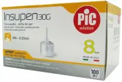 Иглы инсулиновые для шприц-ручек Инсупен 8х0,3мм 30G, 100 штук INSUPEN
