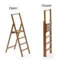 Стремянка интерьерная Arredamenti Kimora-4, Италия, деревянная, складная