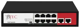 8-портовый PoE коммутатор TBTec TBP-4108