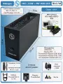 Внешняя видеокарта EGPu Wikingoo T4K5+USB - 330W, PNY GeForce RTX 4060 8Gb. Thunderbolt 3/4.