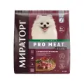 Мираторг Pro Meat сухой корм для взрослых собак мелких пород старше 1 года полнорационный, с ягненком и картофелем