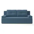 Диван-кровать, раскладной PUSHE Лиссабон New, велюр, синий Balance 784