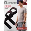 Мягкие ремни для тяги Harbinger, черные, пара