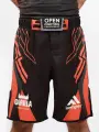 Шорты IAMFIGHTER, размер M, черный, оранжевый