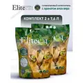 Наполнитель для кошачьего туалета впитывающий силикагель ELITECAT Emerald Aloe Vera, 7.6л, КОМПЛЕКТх2шт