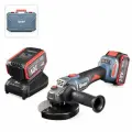 Машина шлифовальная угловая аккумуляторная бесщеточная GB-20-125 серия профи КВТ 102595