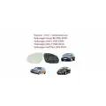 Зеркало левое с обогревом стекло левого зеркала Volkswagen Passat B6 Golf V Plus Jetta V Фольксваген Пассат Б 6 Гольф 5 Плюс Джетта 5