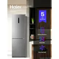 Холодильник Haier CMP520AS, серебристая, двухкамерный, с морозилкой, No Frost
