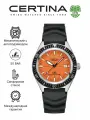 Наручные часы Certina, оранжевый/черный