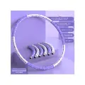 Обруч массажный мягкий для похудения разборный, фиолетовый, хулахуп, разборный.
